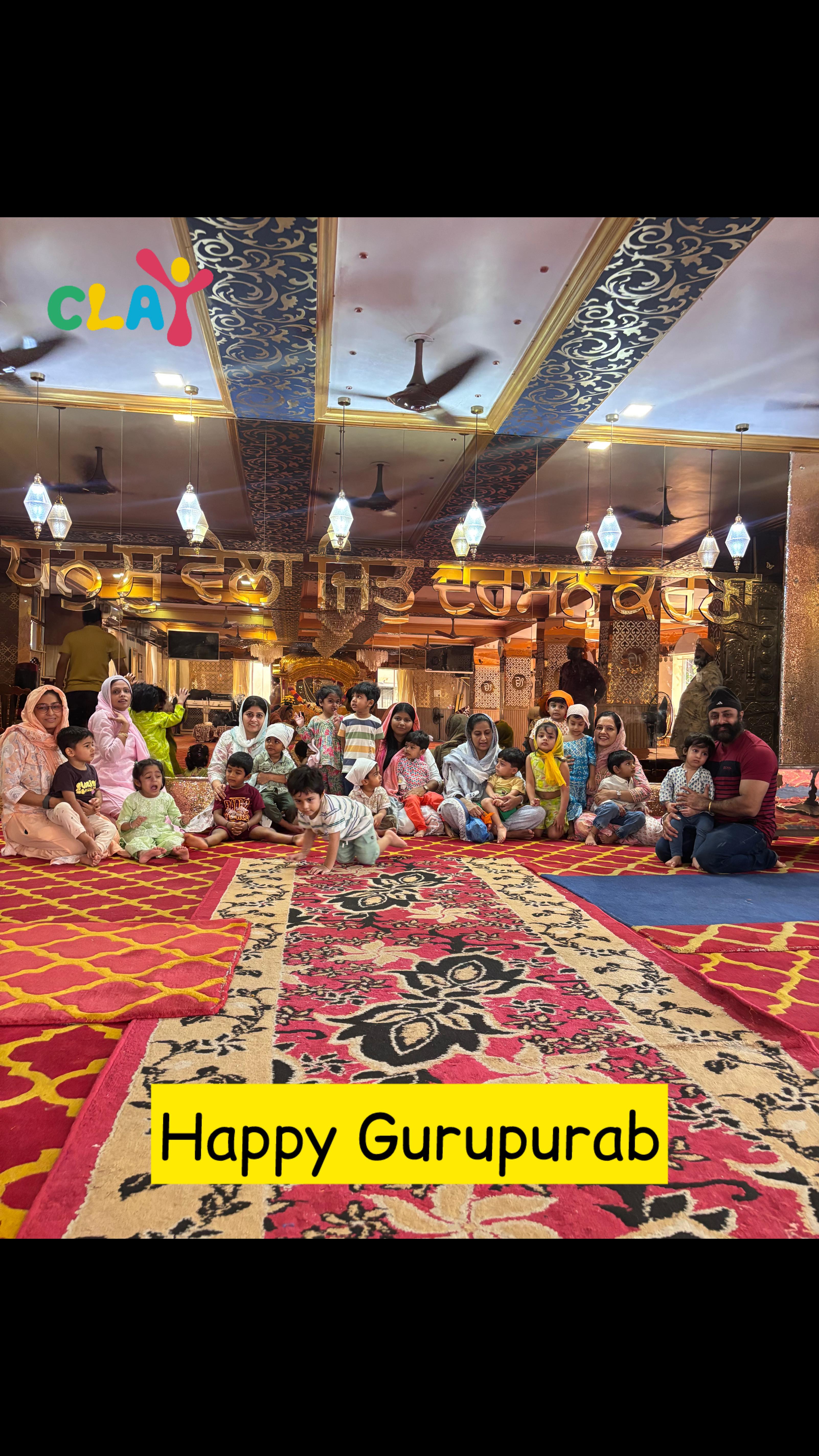 Clay Montessori children visited a Gurudwara to celebrate the sacred occasion of Guru Nanak Jayanti. 🌼
The little ones experienced the spirit of peace, humility, and kindness — learning the true essence of Seva (selfless service) and gratitude. 🙏
Wishing everyone a very Happy Guru Nanak Jayanti! 💛 #claymontessori ##GuruNanakJayanti #GurudwaraVisit #MontessoriLearning #EarlyYearsEducation #MontessoriIndia #FestivalCelebration #MontessoriMoments #LearningThroughExperience #PeaceAndKindness #GuruNanakDevJi #MontessoriReel #ValuesForLife #ChildrenCelebratingFestivals #MontessoriPreschool #mumbai #dadar #matunga #sion #parel [Guru Nanak Jayanti celebration in Montessori, Gurudwara visit by preschool children, Clay Montessori festival celebrations, Montessori values and cultural learning, Guru Nanak Jayanti reel for schools]