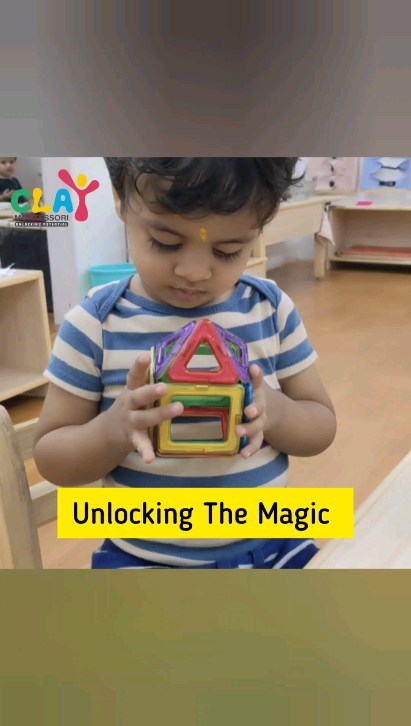 Clay Montessori preschool provides open-ended toys and activities for young children.
These toys are designed to allow children to explore and experiment with materials in their own way.
By giving children the freedom to create and problem-solve on their own, we encourage the development of imagination and critical thinking skills.
In the video, you can see our toddler constructing a structure with magna tiles, demonstrating the open-ended nature of the materials provided at Clay Montessori.
The emphasis on self-directed learning and exploration is a core principle of the Montessori approach to education, which Clay Montessori follows.
By creating an environment where children can engage in self-directed learning, we aim to foster a love of learning and a sense of curiosity in young children.

#claymontessori #montessorilearning #montessori #openendedtoys #magnatiles #creativity #mumbai #toddlers #toddlerslife #Matunga #sion #wadala #sewree #preschools #montessoripreschool #imagination #mumbaimom