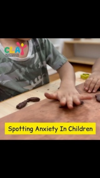 Hey Parents! 👋

Are you noticing your little one having frequent meltdowns, asking the same questions over and over, or clinging to you a lot? 🤔 These might be signs of anxiety. It’s completely normal for young kids to feel anxious, and there are ways we can help them feel safe and secure.

Here are some things to look out for:
1. Frequent meltdowns
2. Constantly seeking reassurance
3. Repetitive questioning
4. Clinging to you when you’re out
5. Following you around the house
6. Self-soothing habits like chewing on hands
7. Reacting strongly to small changes in routine
8. Avoiding certain places or people

Remember, understanding these signs is the first step in helping our little ones feel more at ease. 💖

Here’s how you can help your child cope with anxiety:

- Maintain a calm, predictable environment at home
- Provide comfort and reassurance during anxious moments
- Teach simple deep breathing exercises
- Encourage your child to express their feelings
- Designate a calm, quiet space for relaxation
- Praise and reinforce positive behaviors and progress
- Identify and minimize exposure to anxiety triggers
- Model calm behavior for your child to mimic
- Introduce anxiety-provoking situations gradually
- Allow comfort objects, like a favorite toy or blanket
- Foster independence to boost your child’s confidence
- Consult a child psychologist or counselor if needed

Let’s support our kids together! 🌟. #claymontessori #anxiety #anxietyintoddlers #toddlersbehavior #mumbai #preschool #matunga #postiveparenting #gentleparenting #wadala #sion #dadar #parel #parenting #toddlerlife