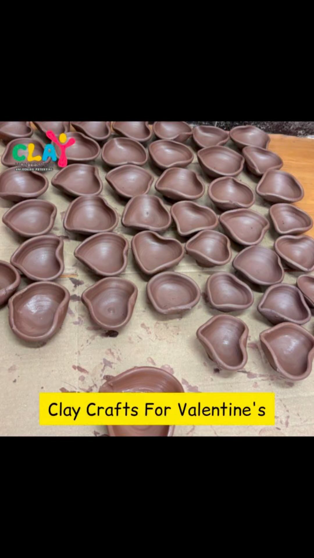 Our little artisans poured their hearts into creating love-infused, heart-shaped trinkets this Valentine’s Day! From shaping clay on the potter’s wheel to crafting their masterpieces, every moment was a journey of self-expression and hands-on learning. #claymontessori #valentines #valentinesdaygift #valentinesdayart #happyvalentinesday #toddlerslove #mumbai #preschool #matunga #wadala #dadar #parel #sion #earlychildhoodeducation #montessori