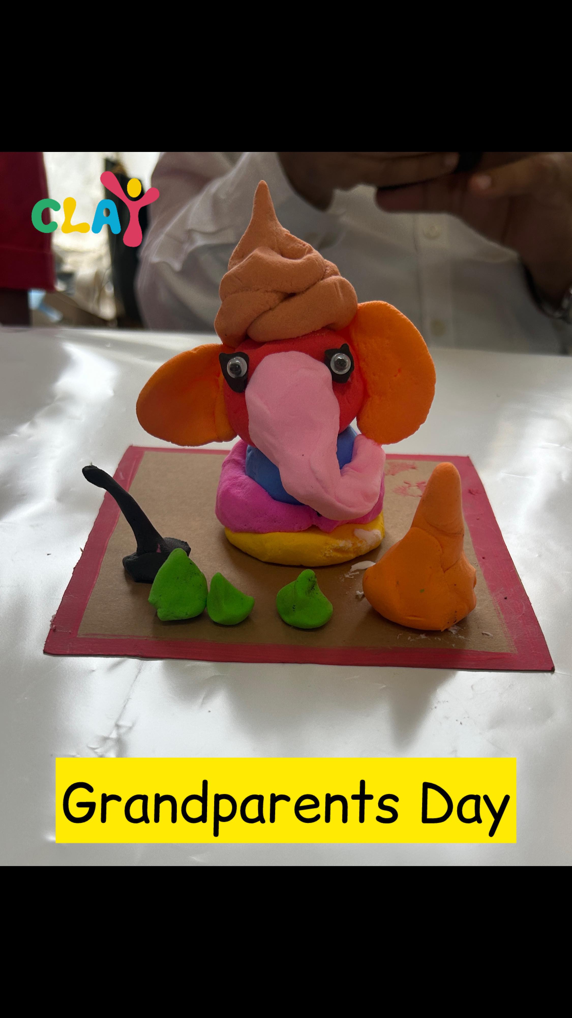 When little hands joined with loving hands, magic was created 💫✨
This Grandparents Day, our children and their grandparents came together to mold their very own Ganpati Bappa with clay. A day filled with devotion, creativity, love, and blessings 🙏💛
Because traditions are most beautiful when shared across generations.  #claymontessori #GrandparentsDay #GanpatiBappaMorya #ClayGanpati #MontessoriMoments #GaneshFestival #FamilyBonding #TraditionAndLove #MontessoriIndia #LittleHandsBigDreams #FestivalLearning #PlayDohArt #ClayGanpatiMaking #GanpatiCelebration #mumbaipreschool #matunga #dadar #sion #parel #sewri #mumbai [Grandparents Day celebration, Montessori Ganpati activity, Play-Doh Ganpati making, Ganesh Chaturthi with kids, Family bonding through art, Clay idol making activity, Montessori festival celebration]