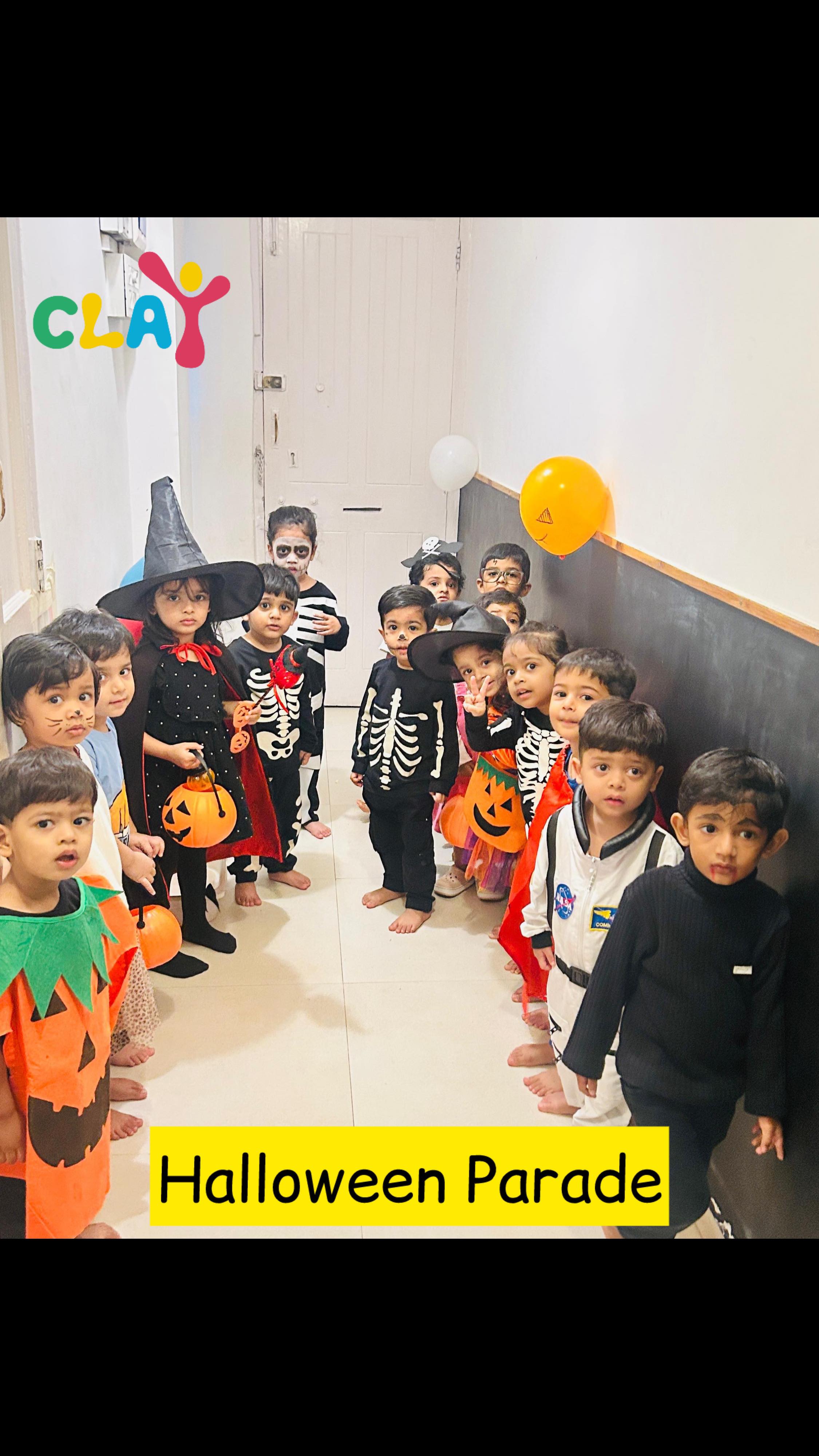 Halloween Parade #claymontessori #montessoripreschool #dadar #matunga #sion #mumbai #parel #wadala #preschool #halloween #halloweenparade [halloween parade, happy Halloween, happy Halloween, Halloween 2025, costume dress up, spooky dress up]