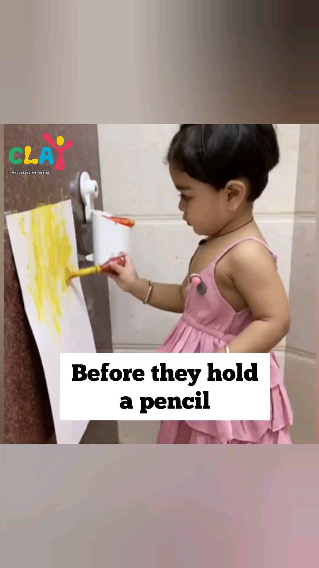 We at Clay Montessori give a lot of finger strengthening & wrist strengthening activities which help the child to build pre-writing skills 

#prewritingskills #prewritingskills #montessori #toddlers #toddlerlife #indianreels #Matunga #mumbai #mumbaimom #instamomblogger #indianmombloggers #indianreel #instareels