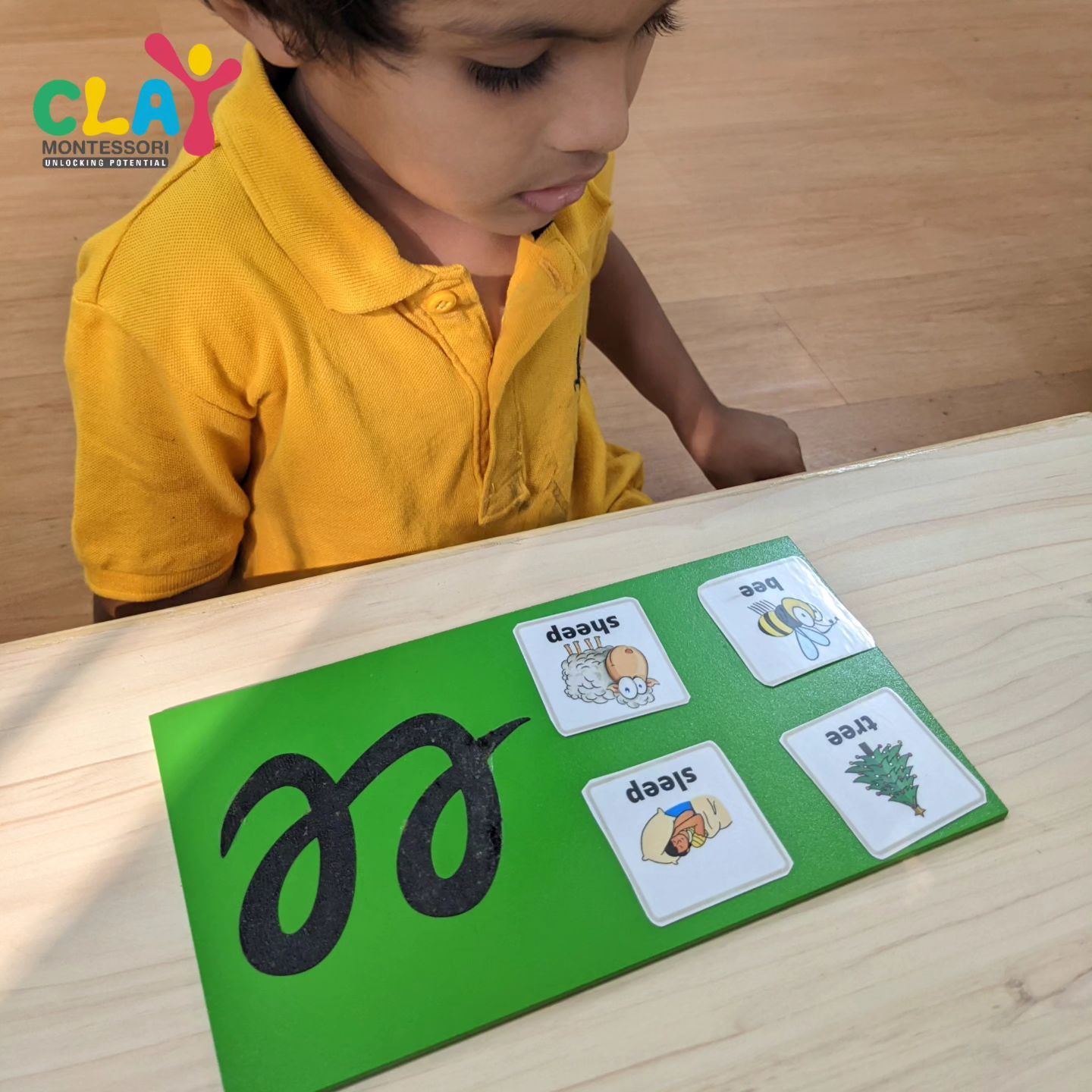 Unlocking the Magic of Language: Clay Montessori's Journey from Sounds to Words"

Clay Montessori's approach to language introduces the beauty of words by starting with the basics - sounds. Through interactive activities and materials, young toddlers become aware of the individual sounds that make up words. As they progress, they are introduced to phonetic sounds and learn how to combine them to form words.

We introduce phonograms - groups of letters that make specific sounds. By learning these phonograms, children can quickly decode and read words with confidence, leading to a love of reading and a foundation for lifelong learning.

The introduction of phonograms is a crucial step in the Montessori language curriculum. It not only builds strong reading skills but also helps children understand the structure of language, leading to better spelling and writing abilities. With Clay Montessori's guidance, young learners embark on a journey that empowers them to communicate their thoughts, dreams, and ideas with confidence and clarity.

#claymontessori #phonicsfun #phonics #phonicsforkids #phonograms #earlyreaders #montessori #montessorilanguage #preschools #mumbai #Matunga #sion #Wadala #Dadar #earlychildhoodeducation #earlylearning #toddlers #toddlersofinstagram
