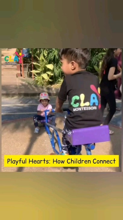 Children have diverse ways of expressing themselves and seeking connection with others. Some may use words to communicate, while others might prefer gestures, art, play, or even physical touch. As adults, it's important to recognize and appreciate these varied modes of communication. By understanding and respecting each child's unique way of reaching out, we can foster stronger bonds and provide them with the support and connection they need to thrive emotionally and socially.
#claymontessori #montessori #connect #childrensconnections #reelsindia #gentleparenting #positiveparenting #mumbai #Matunga #dadar #Wadala #sion #Preschools #admissionsopen #momsofinstagram #dadsofinstagram