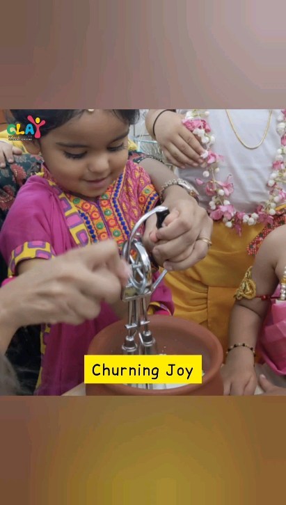 🌟 Embrace the Magic of Janmashtami! 🌟 At Clay Montessori, our little Radhas and Krishnas came together to churn butter and create memories. Watch as they learn, laugh, and celebrate culture with joy! 🧡

#claymontessori #montessorilearning #buttercream #buttermaking #janmashtami #janmashtamispecial #mumbai #lordkrishna #makhanchor #Matunga #sion #dadar #Wadala