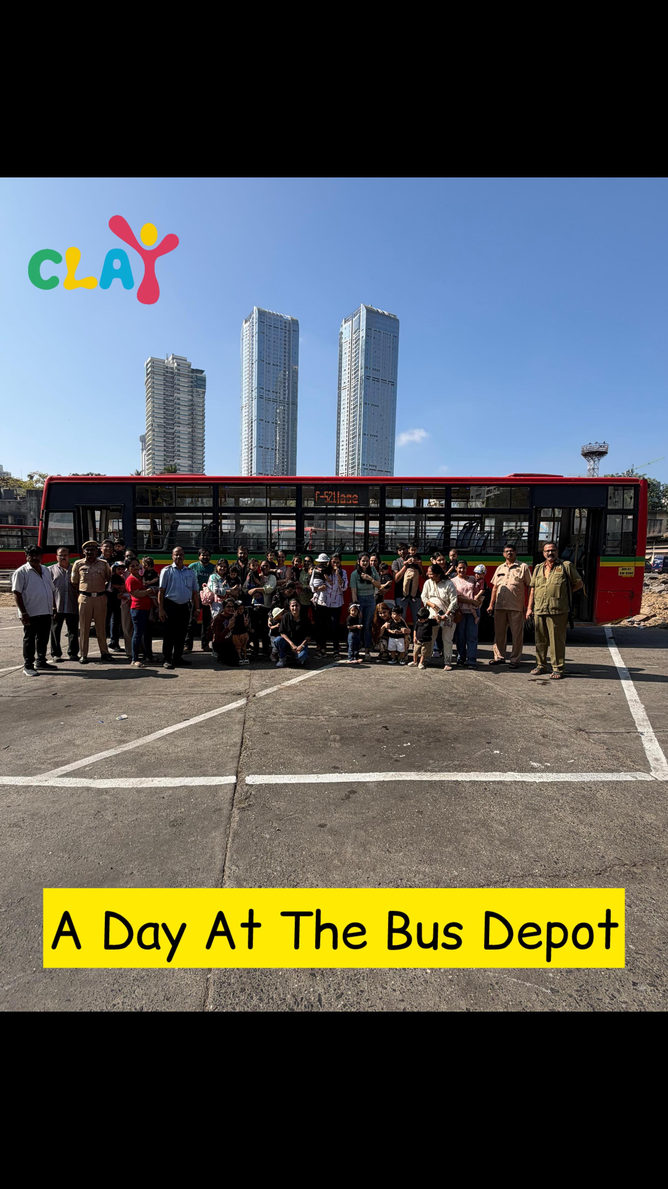 Our Clay Montessori little explorers had an unforgettable hands-on learning experience at the bus depot! 🚌✨

As a part of our ongoing theme on Community Helpers, children visited the depot to see what happens behind the scenes to keep our city buses running smoothly.

They observed:
🔧 Tyre changing in the workshop
🛠 Vehicle repair and maintenance area
🚿 Bus washing station
⛽ Fuel refilling process
🎟 And each child received their very own bus ticket!

The excitement during the bus ride and the pride of holding their own ticket was truly priceless. Experiences like these help children connect classroom learning to the real world in the most meaningful way.

A heartfelt thank you to Brihanmumbai Electric Supply and Transport (BEST) for making this field trip so well-organised and informative at the Wadala Bus Depot. We are grateful for the warmth, guidance, and arrangements made for our children. 🙏🚌

And a big thank you to all our wonderful parents for being a part of this learning journey. ❤️

#claymontessori #FieldTripFun #CommunityHelpers #busdepot #montessoripreschool [Montessori field trip, bus depot visit, community helpers theme, preschool field trip, Montessori experiential learning, toddler field trip, bus workshop visit, children bus ride, early childhood education India, hands on learning preschool, Clay Montessori Panvel, learning beyond classroom, real life learning for kids, preschool community helpers activity, bus depot exploration for kids, Matunga, dadar, wadala, sewri, Parel ]