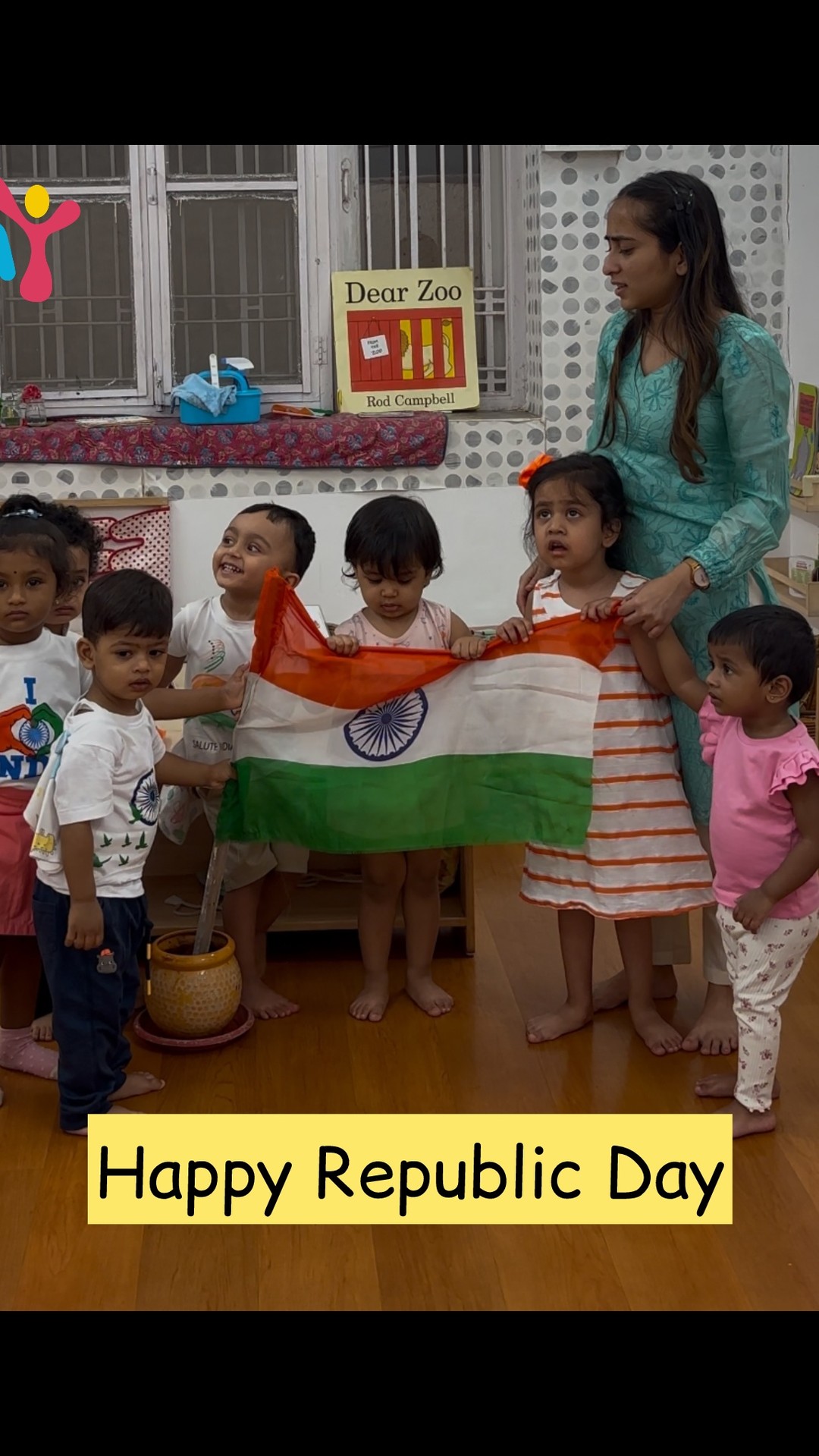 Happy Republic Day 🇮🇳 #claymontessori #montessoripreschool #happyrepublicday #76threpublicday #indianflag #india #toddlerspainting #republicday [Republic Day, Happy Republic Day, 76th Republic Day, Indian flag, Indian]
