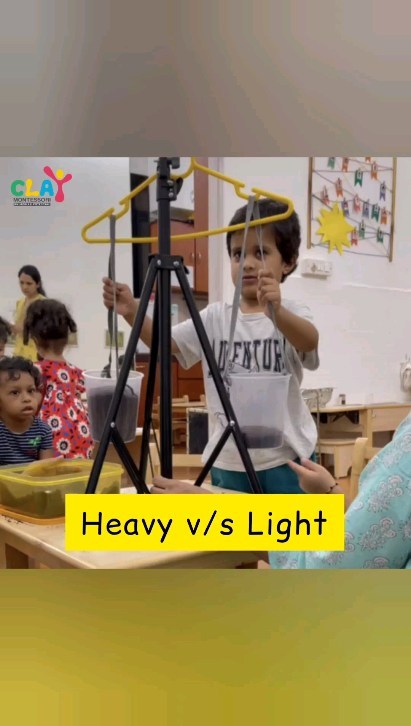 🔍 Explore Weight and Mass: Our children at Clay Montessori learnt to differentiate between heavy and light objects. By filling buckets with varying quantities of soil, they uncovered fundamental scientific concepts. 🌾🧲

This DIY scale project was a fantastic way to engage children. It's a bonding experience that sparks curiosity about science and encourages independent exploration. 👨‍👩‍👧‍👦📚

We at Clay Montessori emphasize on self-directed learning, and this activity empowers children to make their own discoveries. It's about more than just measuring soil; it's about uncovering potential. 🌟🔍
#claymontessori #montessori #diy #weighingscale #toddlers #mumbai #handsonlearning #Matunga #sion #dadar #Wadala #sewree #FunLearningForKids #sciencewithkids #momsofinstagram #dadsofinstagram #preschools #preschoolinmatunga