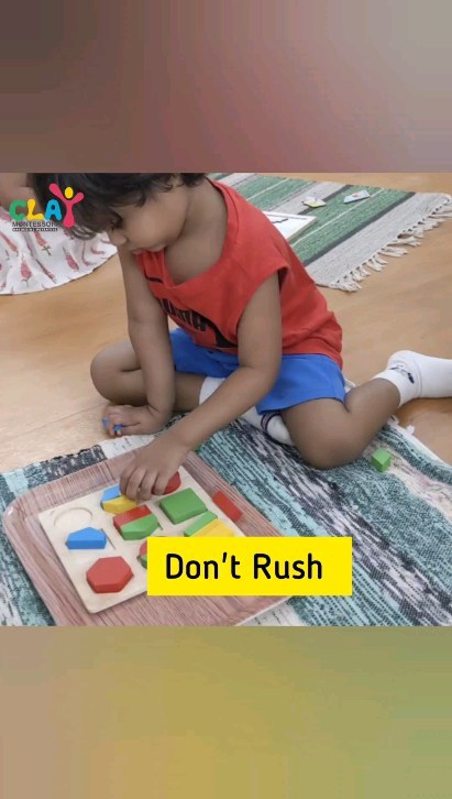 Let's take a step back and give our children the gift of time. Let's give them the space + freedom to run wild + free in nature, the ability to play + explore and to create + laugh and to learn at their own natural pace.

#claymontessori #positiveparenting #gentleparenting #parenting #toddlers #toddlersofinstagram #earlylearning #earlchildhoodeducation #earlychildhood #mumbai #Matunga #Wadala #sion #Dadar #parel #momblogger #mominfluencer #mumbaimomblogger #mumbaimominfluencer #indianparents