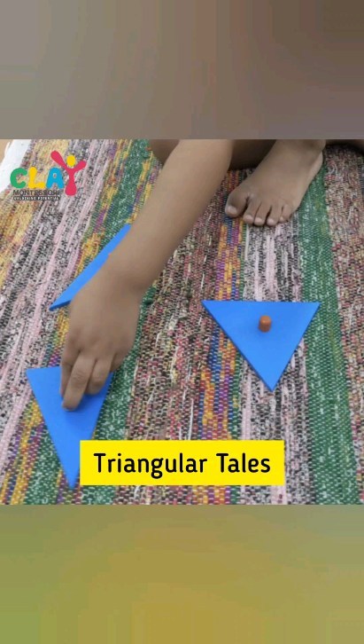Toddlers are naturally drawn to shapes and geometry at an early age because they are innate cognitive structures that help them make sense of the world around them.

In their early development, toddlers begin to understand the concept of objects as separate entities with distinct shapes and sizes. They start to recognize simple shapes such as circles, squares, triangles, and rectangles in their environment, such as in toys, books, and household objects. As they continue to explore and interact with their surroundings, they gradually learn to distinguish between different shapes and understand their unique properties.

Additionally, shapes and geometry provide toddlers with a basic foundation for later math skills. By recognizing shapes and their properties, toddlers are learning the basics of geometry and spatial reasoning. This helps them develop their problem-solving and critical thinking skills as they navigate their environment and engage in play activities.

Moreover, shapes and geometry are often incorporated into educational toys and activities designed for young children, further reinforcing their natural interest and attraction to these concepts.

In summary, toddlers are drawn to shapes and geometry because they are fundamental cognitive structures that help them make sense of their surroundings and lay the foundation for later math skills.

#claymontessori #shapes #triangles #earlylearning #earlchildhoodeducation #earlychildhood #preschools #montessori #toddlers #toddlerslife #toddlerslearning #mumbai #sion #Matunga #Dadar #Wadala #sewree #Parel #mumbaimomblogger #mumbaimominfluencer #mumbaimoms #admissionopen #geometry #LearningMadeFun