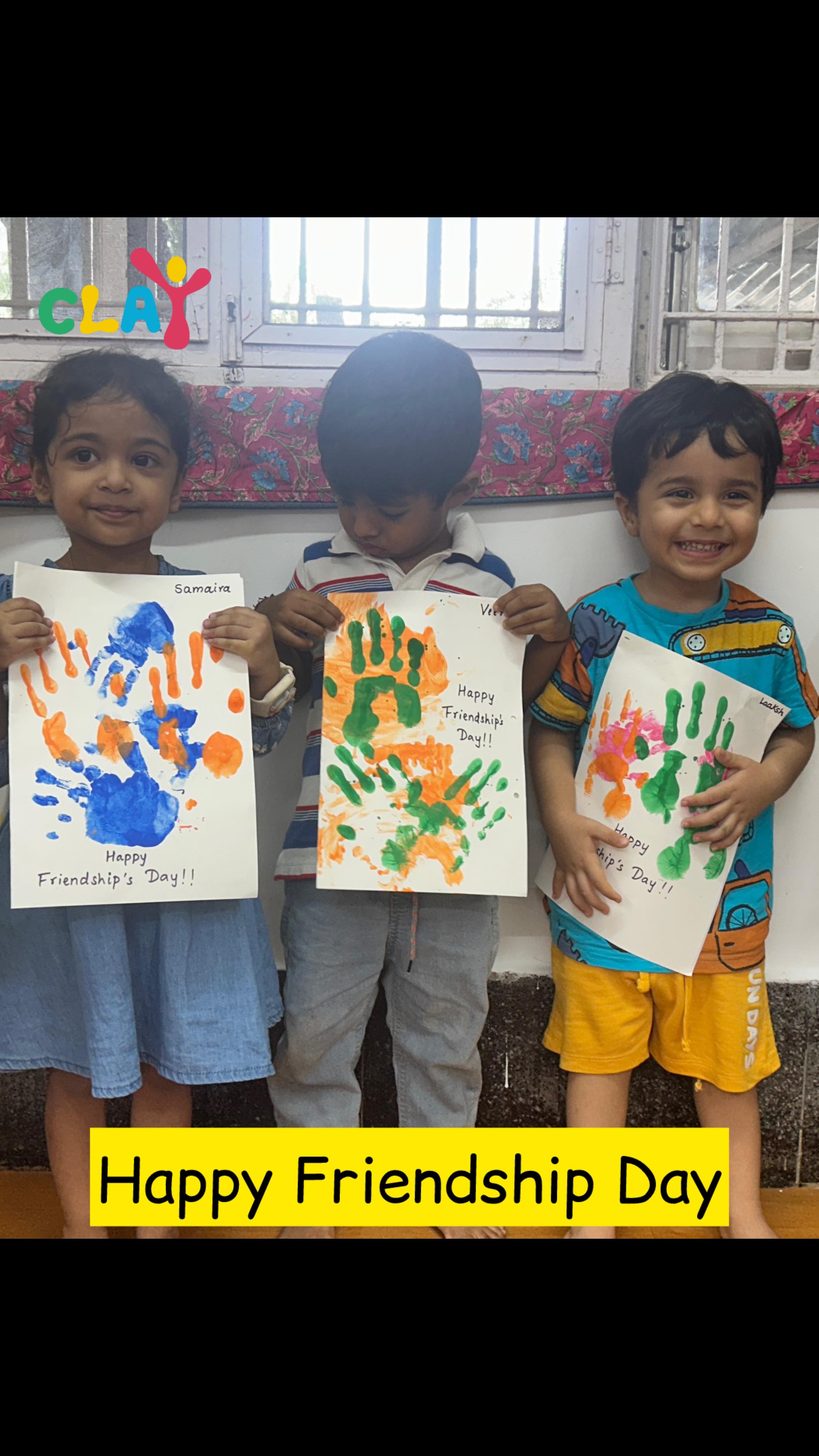 Hugs, handprints, and happy hearts 💛 At Clay Montessori, we celebrated Friendship Day by sharing love the Montessori way — with warm hugs that left a colorful mark of friendship on each other’s backs. Here’s to friends who brighten our days and leave their mark in our hearts! 💕. #claymontessori #FriendshipDay #MontessoriMoments #FriendshipGoals #MontessoriIndia #PreschoolFun #HugItOut #FriendshipCelebration #EarlyChildhoodEducation #MontessoriActivities #FriendshipDayCelebration #HandprintArt #LearningWithLove #MontessoriLife #HappyFriendshipDay #PreschoolLove #FriendsForever #mumbai #montessoripreschool #matunga #dadar #sion #wadala #parel [Friendship Day celebration, Montessori friendship activities, preschool Friendship Day ideas, hugging activity, handprint art, Montessori India, Lee Montessori, preschool fun activities, early childhood friendship celebration, creative Friendship Day ideas]